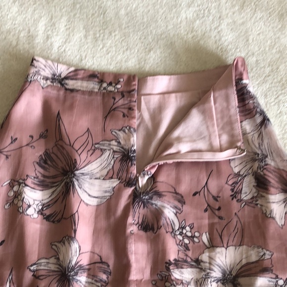 Toby Heart Ginger floral printed ruffle hem chiffon skirt - Picture 11 of 12